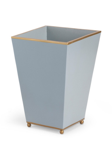 Chelsea House (General) Wastebasket in Pastel Blue/Gold Accents (460|380884)