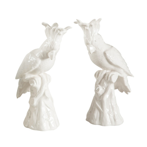 Chelsea House (General) Hope Parrots in Italian White Glaze (460|380769)