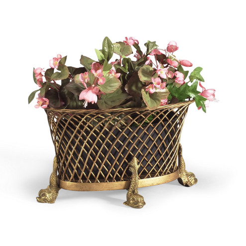 Bill Cain Planter in Antique Gold/Black Liner (460|380541)