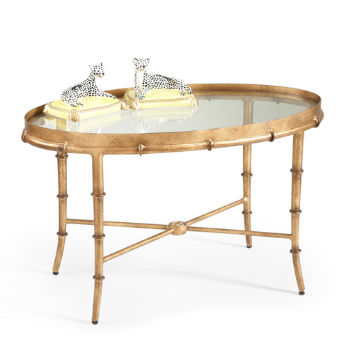 Bill Cain Cocktail Table in Antique Gold (460|380040)