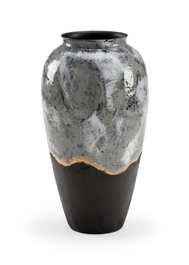Wildwood (General) Vase in Black/Cream/Gray/Gold (460|302022)
