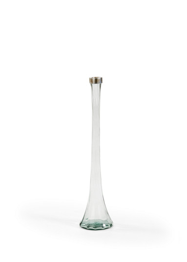 Wildwood (General) Vase in Clear/Antique Silver Leaf (460|301754)