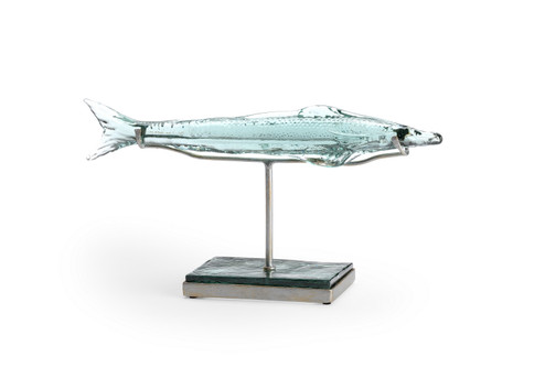 Wildwood (General) Fish in Recycled Green/Antique Silver (460|301570)