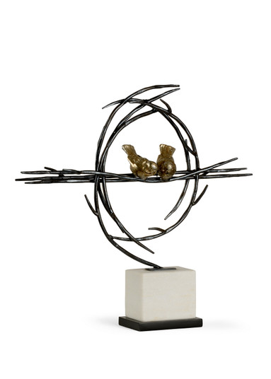 Wildwood Sculpture in Brown/White/Gold (460|301312)