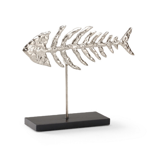 Wildwood Fish Skeleton in Silver/Black (460|292513)