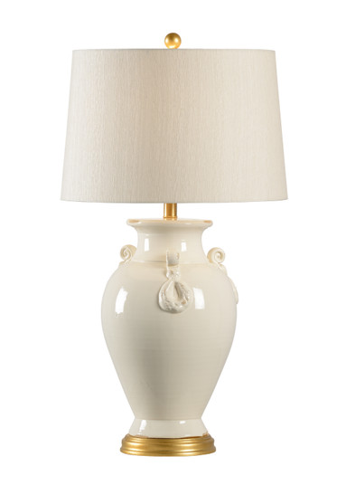 Vietri One Light Table Lamp in Aged Cream Glaze/Antique Gold Leaf (460|17182)