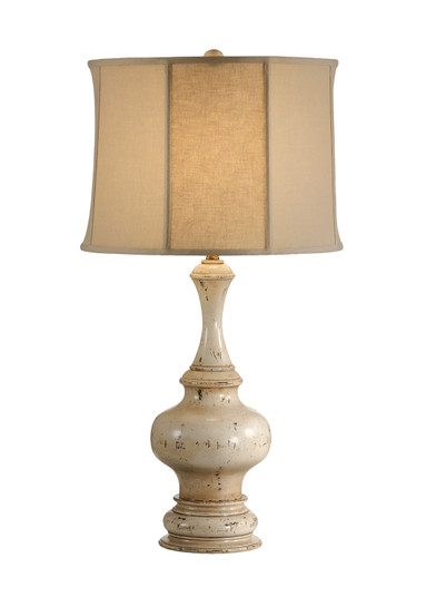 Wildwood (General) One Light Table Lamp in Hand Painted/Old White (460|11873)