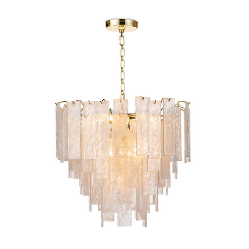 Glacier Eight Light Chandelier in Clear (400|16-1291)