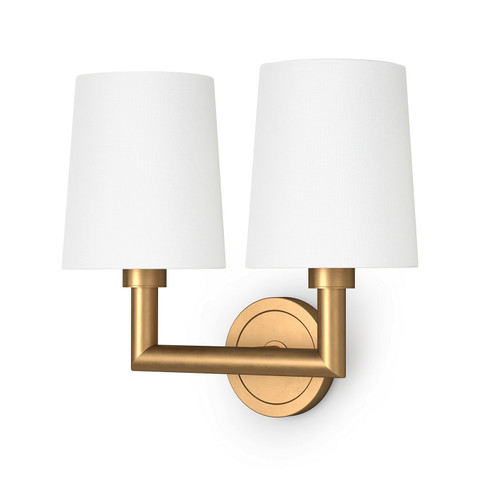 Legend Two Light Wall Sconce in Natural Brass (400|15-1172NB)
