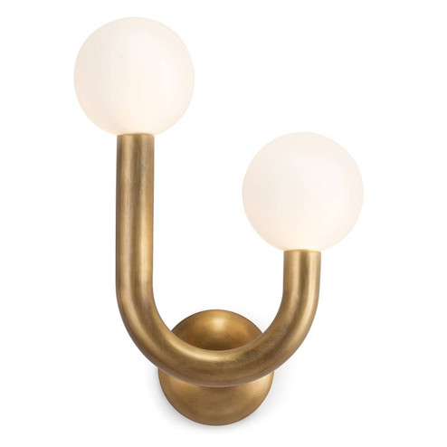 Happy LED Wall Sconce in Natural Brass (400|15-1144R-NB)