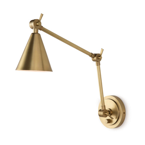 Sal LED Wall Sconce in Natural Brass (400|15-1115NB)