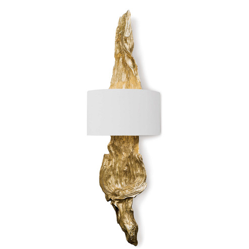 Driftwood Two Light Wall Sconce in Antique Gold Leaf (400|15-1011AGL)