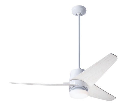 Velo DC 48''Ceiling Fan in Gloss White (201|VEL-GW-48-WW-853-CC)