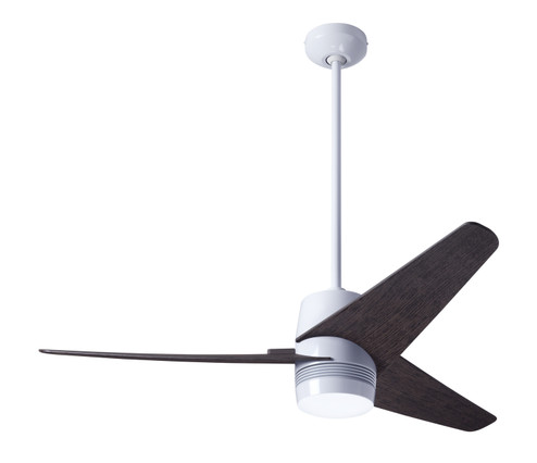 Velo DC 48''Ceiling Fan in Gloss White (201|VEL-GW-48-EB-NL-CC)