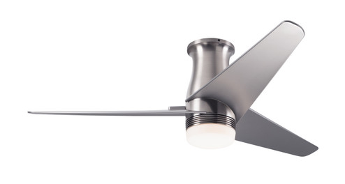 Velo Flush DC 48''Ceiling Fan in Bright Nickel (201|VEL-FM-BN-48-NK-853-WC)