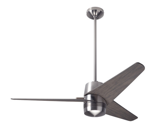 Velo DC 48''Ceiling Fan in Bright Nickel (201|VEL-BN-48-GY-NL-RC)