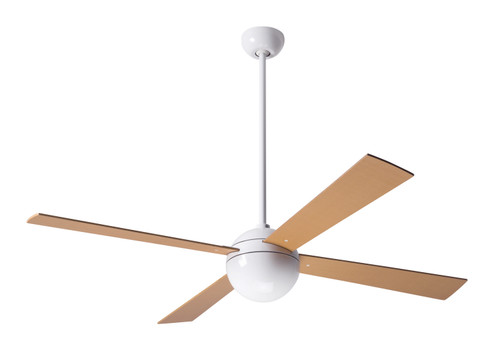 Ball 42''Ceiling Fan in Gloss White (201|BAL-GW-42-MP-NL-003)