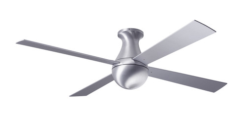 Ball Flush 52''Ceiling Fan in Brushed Aluminum (201|BAL-FM-BA-52-AL-NL-003)