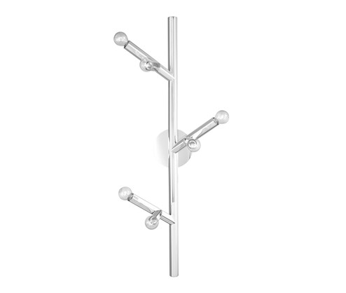 The Oaks Six Light Wall Sconce in Polished Nickel (192|HF8886-PN)