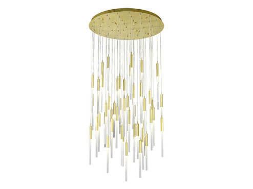 Main St. LED Pendant in Brushed Brass (192|HF2051-FR-BB)