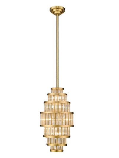 Waldorf LED Pendant in Aged Brass (192|HF1924-AB)