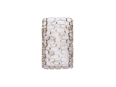 Ventura Blvd. Two Light Wall Sconce in Polish Nickel / White Slik Shade (192|HF1705-PN)