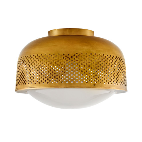 Tapio One Light Flush Mount in Vintage Brass (314|DJ42001)