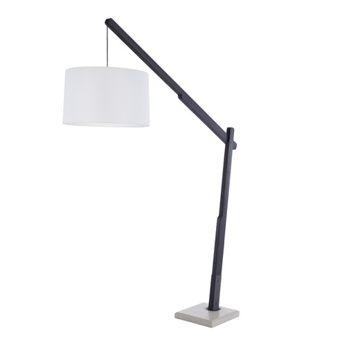 Sarsa One Light Floor Lamp in Ebony (314|75006-869)