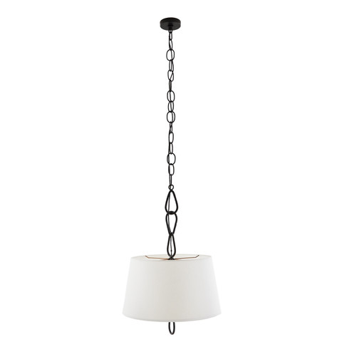 Parkman Two Light Pendant in Blackened Iron (314|42048)