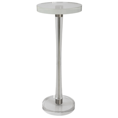 Pria Drink Table in Brushed Nickel (52|25279)