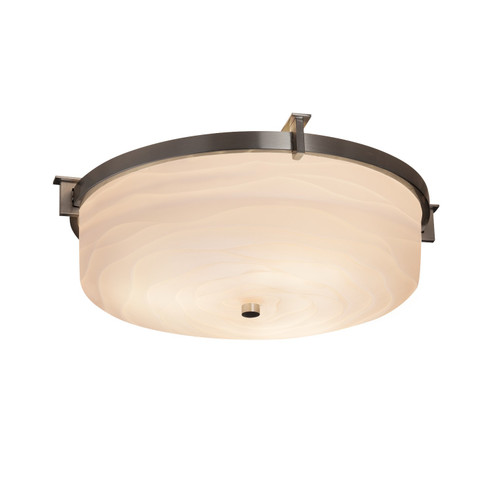 Porcelina LED Flush-Mount in Matte Black (102|PNA-8985-WAVE-MBLK-LED2-1400)