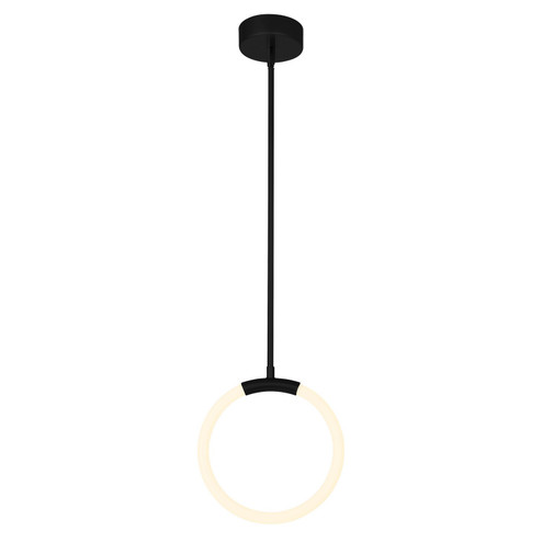 Hoops LED Pendant in Black (401|1273P10-1-101)