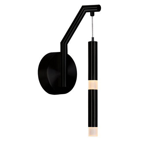 Flute LED Wall Sconce in Black (401|1262W5-1-101)
