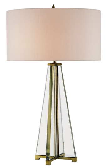 Lamont Two Light Table Lamp in Clear/Brass (142|6557)