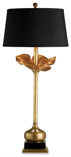 Metamorphosis One Light Table Lamp in Antique Brass/Black (142|6240)