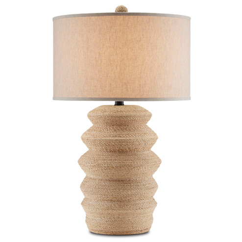 Kavala One Light Table Lamp in Natural/Satin Black (142|6000-0798)