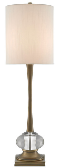 Giovanna Brass Table Lamp One Light Table Lamp in Antique Brass/Clear (142|6000-0167)