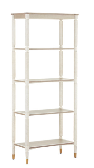 Winterthur Etagere in Off White/Fog/Brass (142|3000-0203)