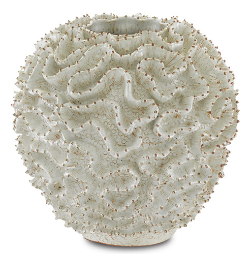 Swirl Vase in White/Gold (142|1200-0296)