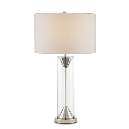 Piers One Light Table Lamp in Polished Nickel/Clear (142|6000-0831)