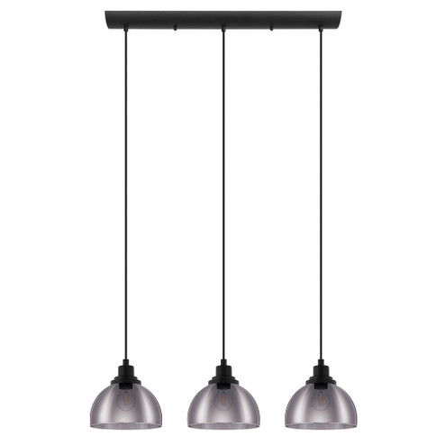 Beleser Three Light Pendant in Matte Black (217|98384A)