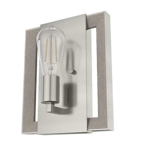 Woodburn One Light Wall Sconce in Brushed Nickel (47|19867)