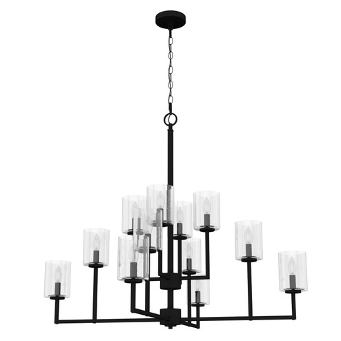 Kerrison 12 Light Chandelier in Natural Black Iron (47|19530)