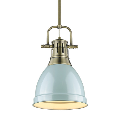 Duncan One Light Pendant in Aged Brass (62|3604-S AB-SF)