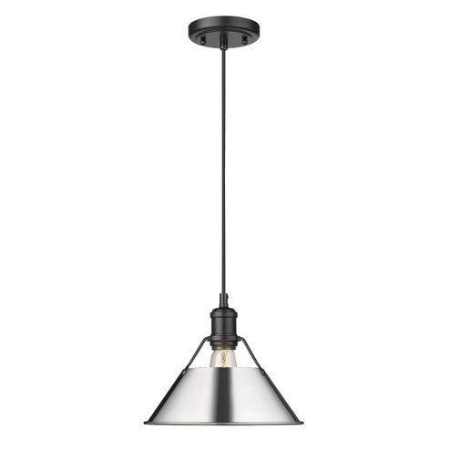 Orwell One Light Pendant in Matte Black (62|3306-M BLK-CH)