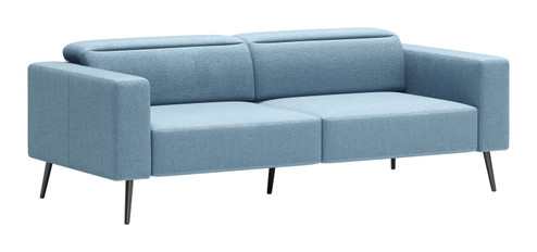 Milan Sofa in Blue, Black (339|109579)