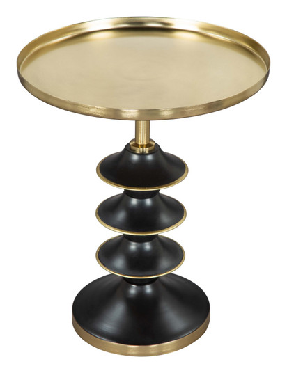 Donahue Side Table in Gold, Black (339|109564)