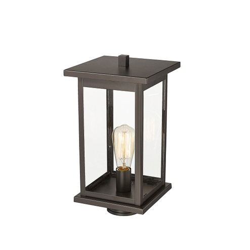 Bowton One Light Outdoor Post Lantern in Powder Coated Bronze (59|4124-PBZ)