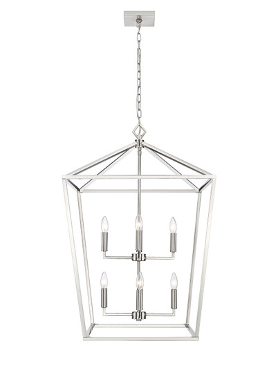 Eight Light Pendant in Satin Nickel (59|3335-SN)