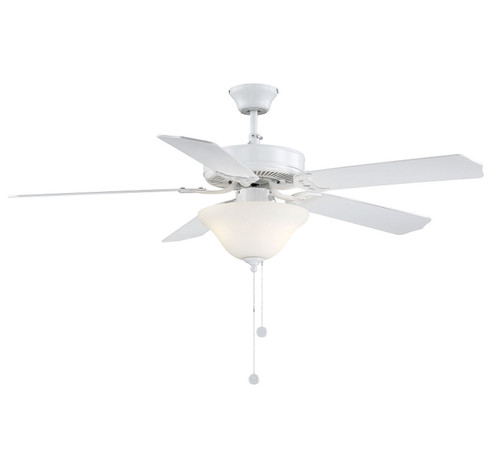First Value 52'' Ceiling Fan in White (446|M2018WHRV)